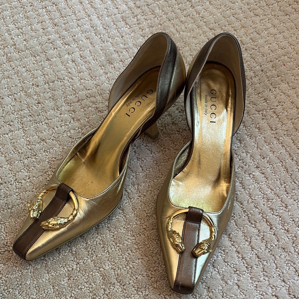 Gucci Gold Women's Shoes